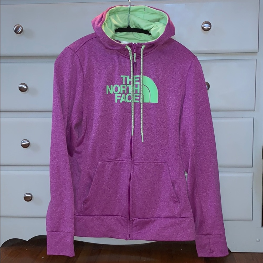 The North Face zip up jacket